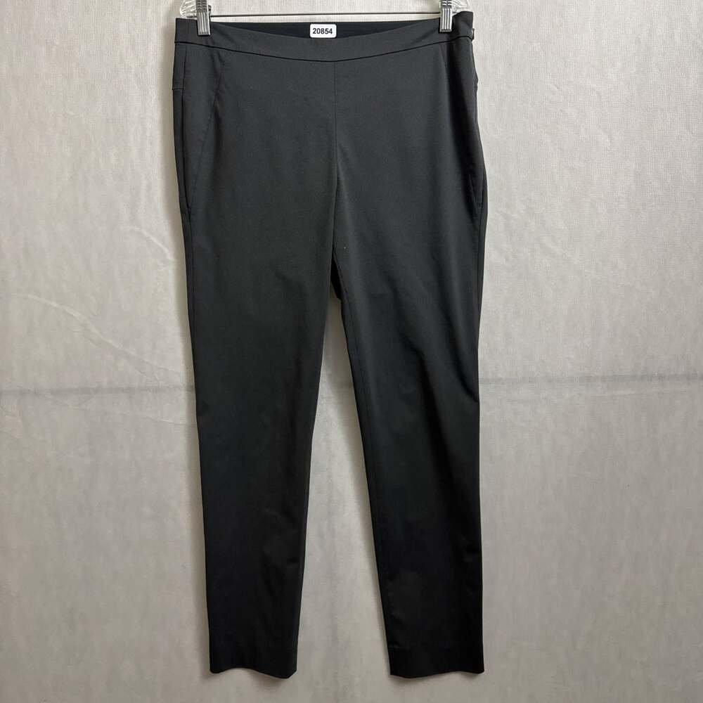Ministry Of Supply Women's Size 12 Gray Tapered Leg Side Zip Dress Pants